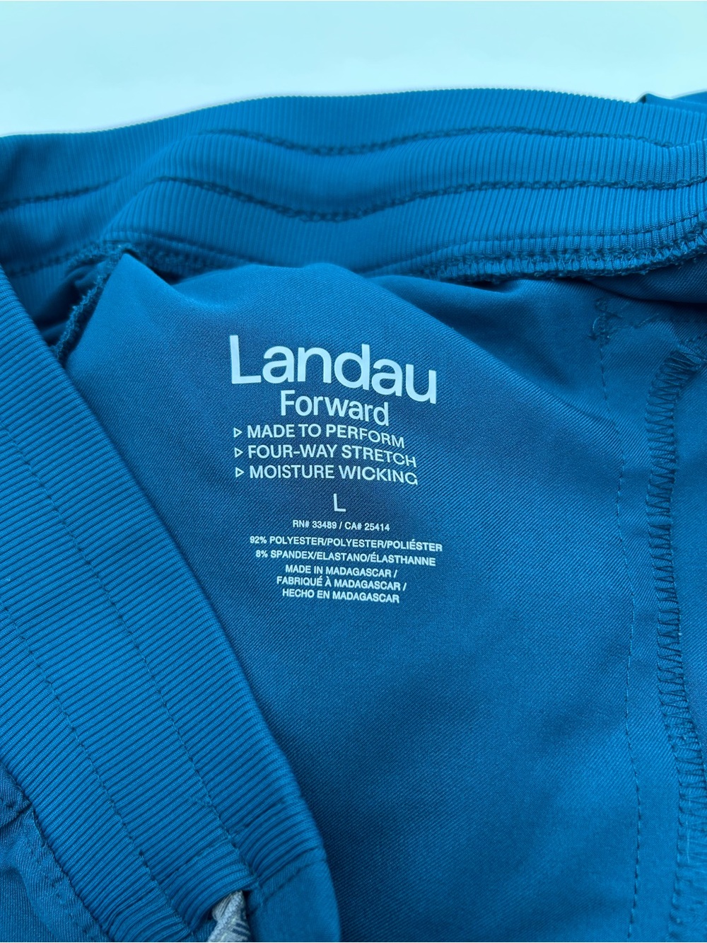 Landau Forward Scrub Pants size large